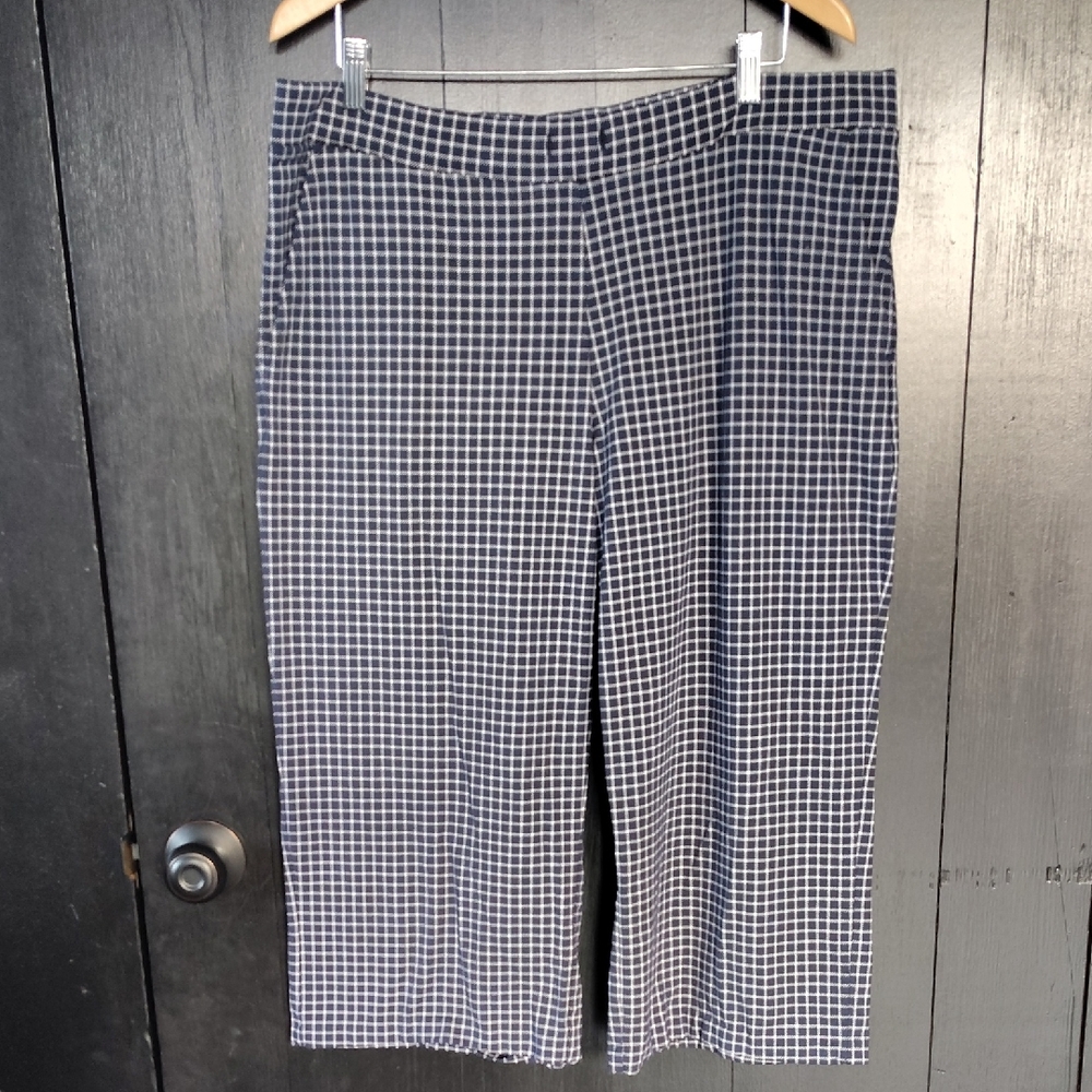 🌊 Lands' End Cropped Capris. Size L 14/16